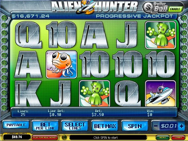 Alien Hunter Slot Machine