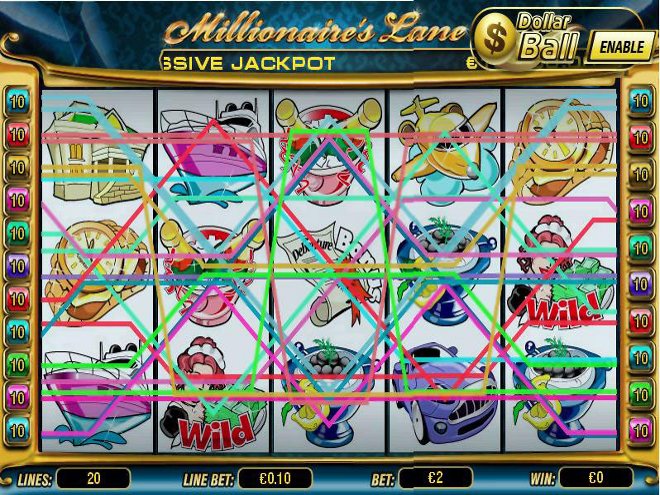 Millionaires Lane Slot Machine