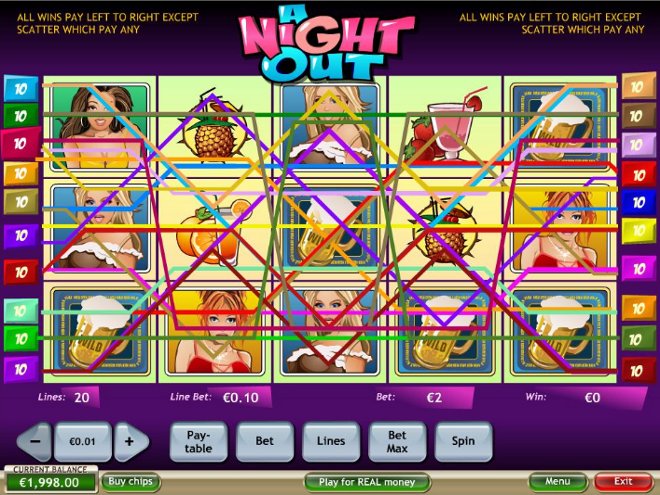 A Night Out Slot Machine