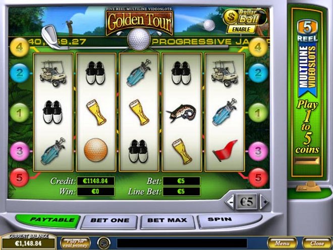 Golden Tour Slot Machine