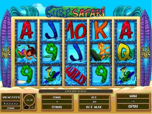 Surf Safari Slot Machine